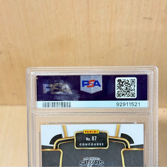 2023-24 Select Victor Wembanyama Concourse Blue Prizm Rookie RC #87 PSA 10-Read - Picture 6 of 10